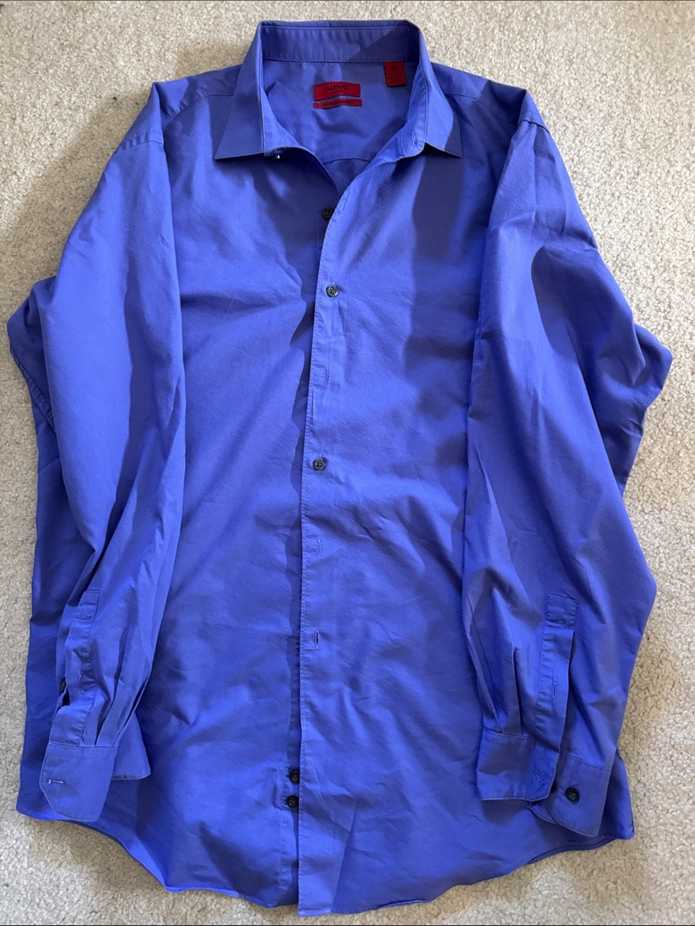 Alfani Men's Dress Shirt in Vivid Royal Blue/Purple